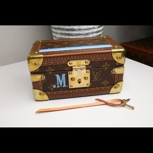 Louis Vuitton Monogram Coffret Tresor 20 Accessory Jewelry Box Trunk Case
